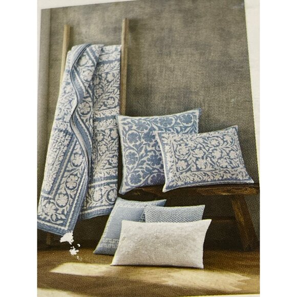 Sky $200 Alexandria Euro Pillow Shams 26" X 26" 2 Pc Set NWT - Picture 1 of 5